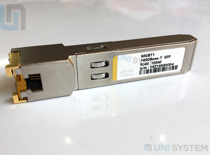 Cisco MGBT1 Gigabit Ethernet 1000 Base-T Mini-GBIC SFP Transceiver