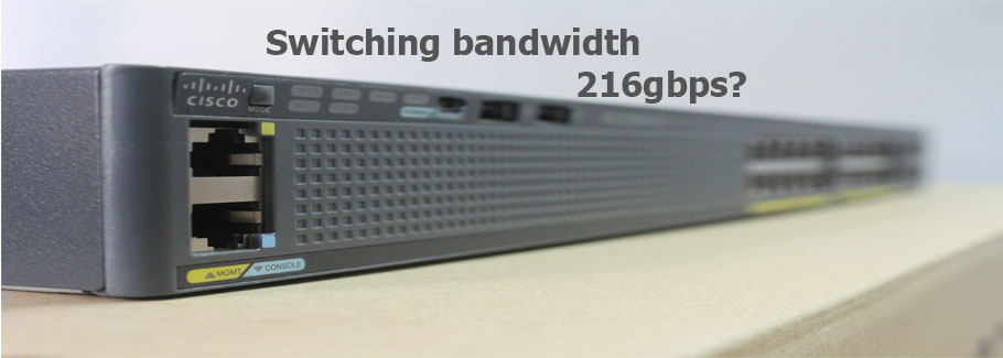 switching bandwidth 216gbps
