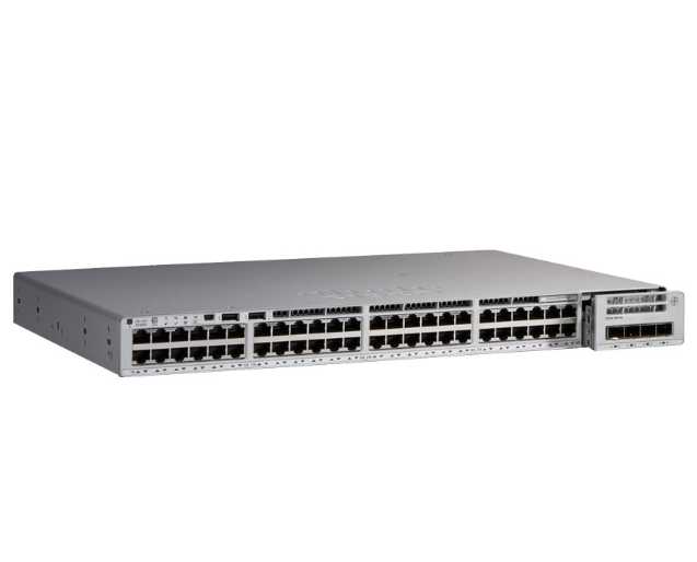 Cisco C9200L-48P-4X-E Catalyst 9200L 48-port PoE+ 4x10G uplink Switch, Network Essentials