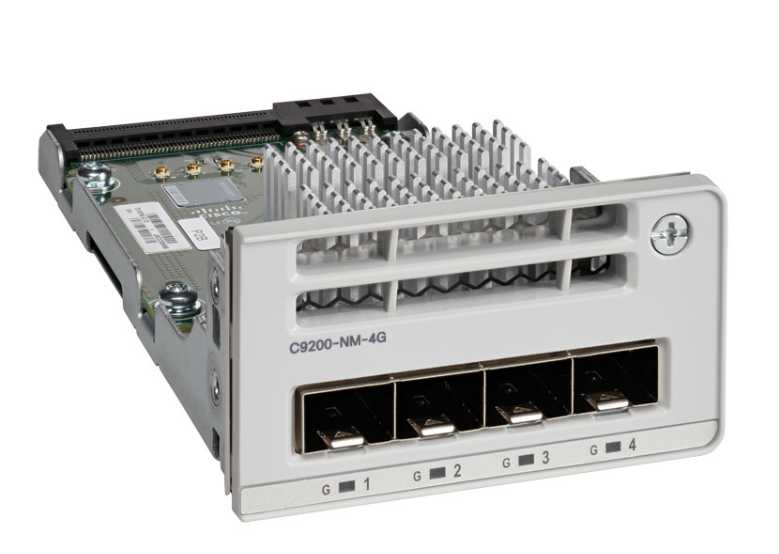 Module quang Cisco kết nối với Switch Catalyst 9200 series