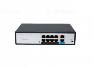 Switch Poe 8 Ports 10/100Mbps, 2 Gigabit RJ45