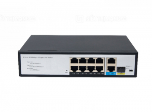Switch PoE 8 Ports 10/100Mbps, 1 Port SFP