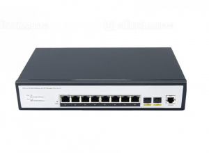 Switch PoE 8 Ports 10/100/1000Mbps 2 SFP, 1 Console