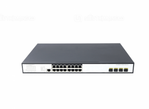 Switch PoE 16 Ports 10/100/1000Mbps 4 10G SFP