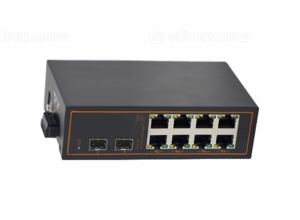 Switch công nghiệp 8 ports 10/100/1000M PoE 2 ports SFP