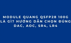 Module quang 100G QSFP28 là gì? Cách chọn đúng DAC, AOC, SR4, LR4 (2026 phần 3)